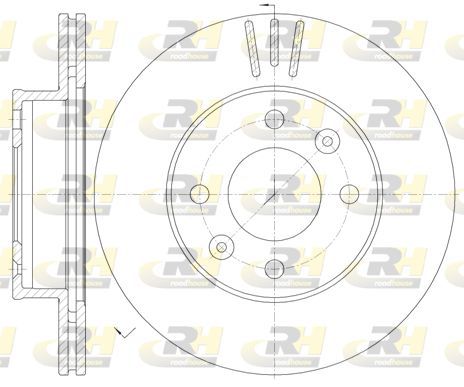 Stabdžių diskas ROADHOUSE 6990.10