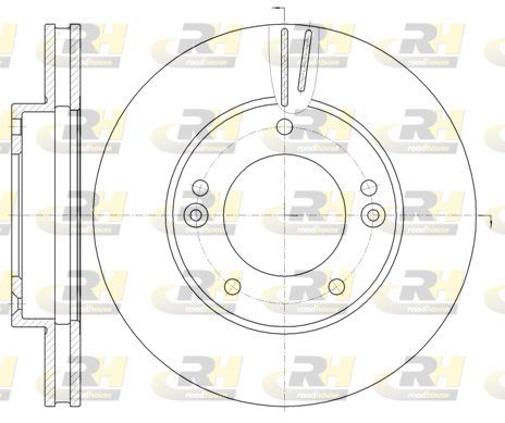 Stabdžių diskas ROADHOUSE 6992.10