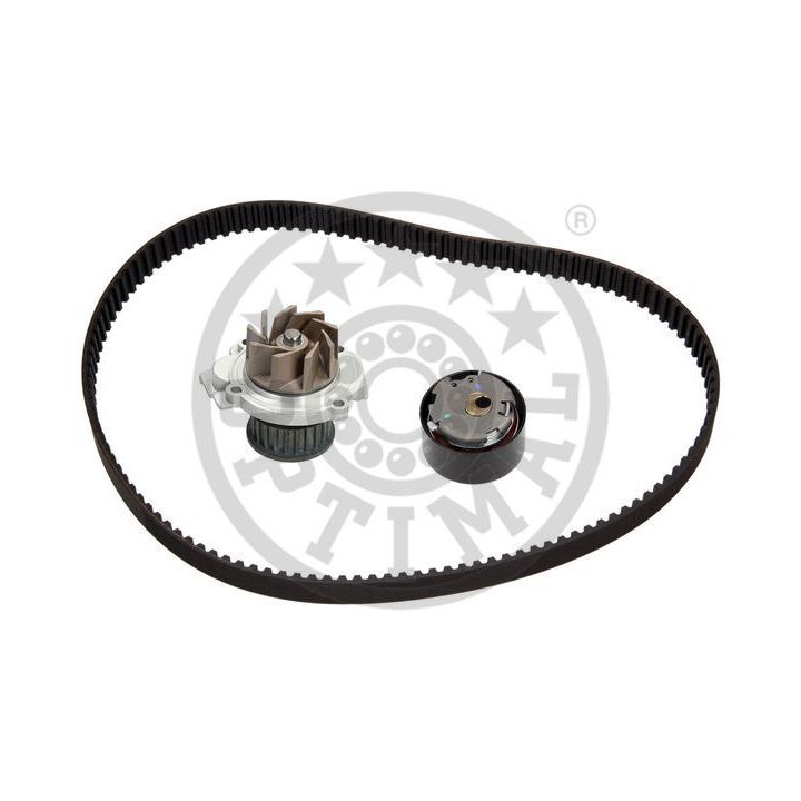 Vandens siurblio ir paskirstymo diržo komplektas OPTIMAL SK-1412AQ2