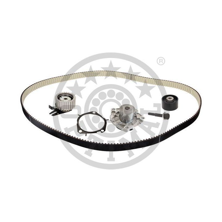 Vandens siurblio ir paskirstymo diržo komplektas OPTIMAL SK-1586AQ1