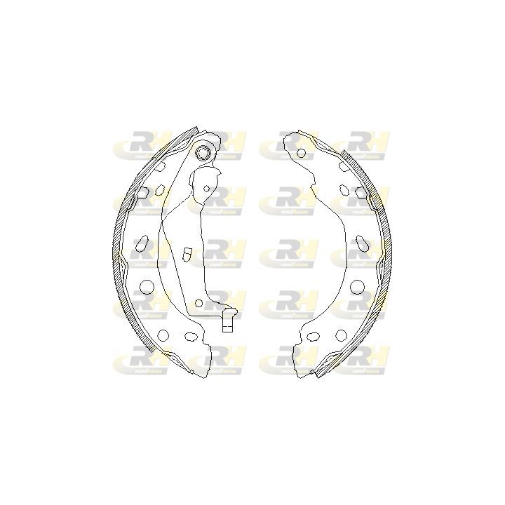 Stabdžių trinkelė ROADHOUSE 4001.00