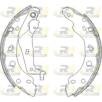 Stabdžių trinkelė ROADHOUSE 4001.00