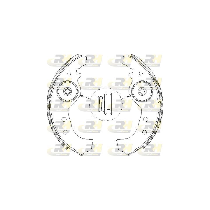 Stabdžių trinkelė ROADHOUSE 4015.01