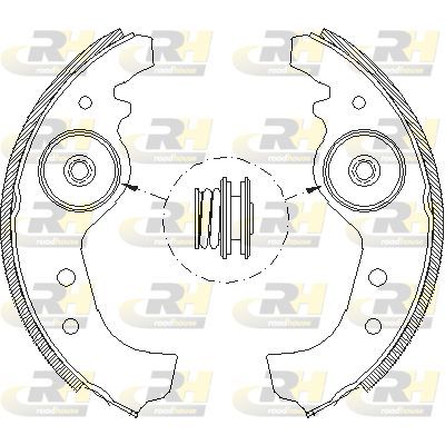 Stabdžių trinkelė ROADHOUSE 4015.01