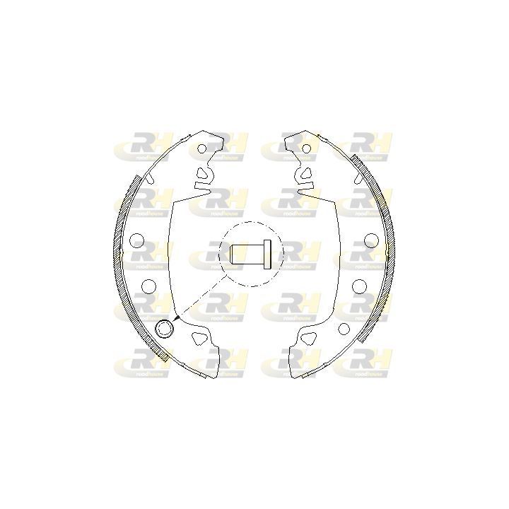 Stabdžių trinkelė ROADHOUSE 4017.01