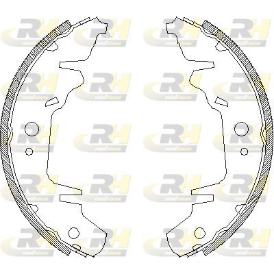 Stabdžių trinkelė ROADHOUSE 4020.00