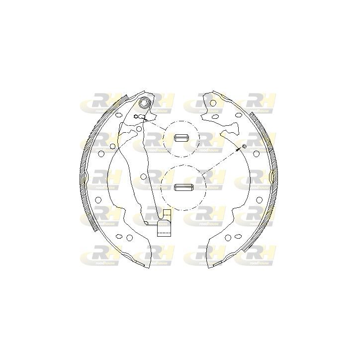 Stabdžių trinkelė ROADHOUSE 4027.01