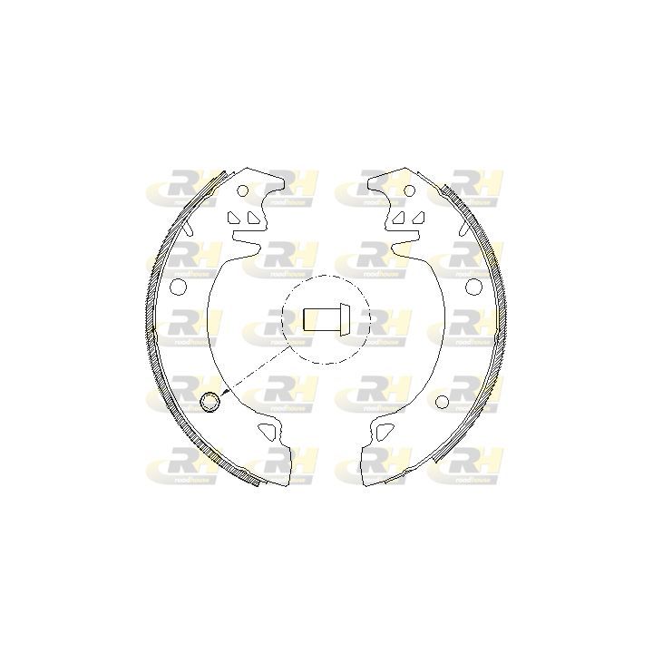 Stabdžių trinkelė ROADHOUSE 4037.00