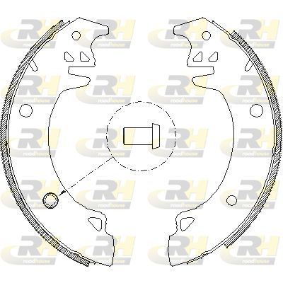 Stabdžių trinkelė ROADHOUSE 4037.00