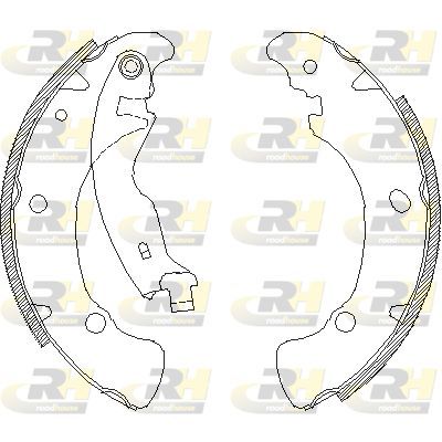 Stabdžių trinkelė ROADHOUSE 4041.00