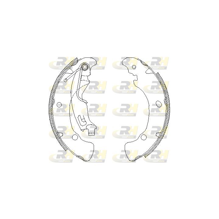 Stabdžių trinkelė ROADHOUSE 4041.01