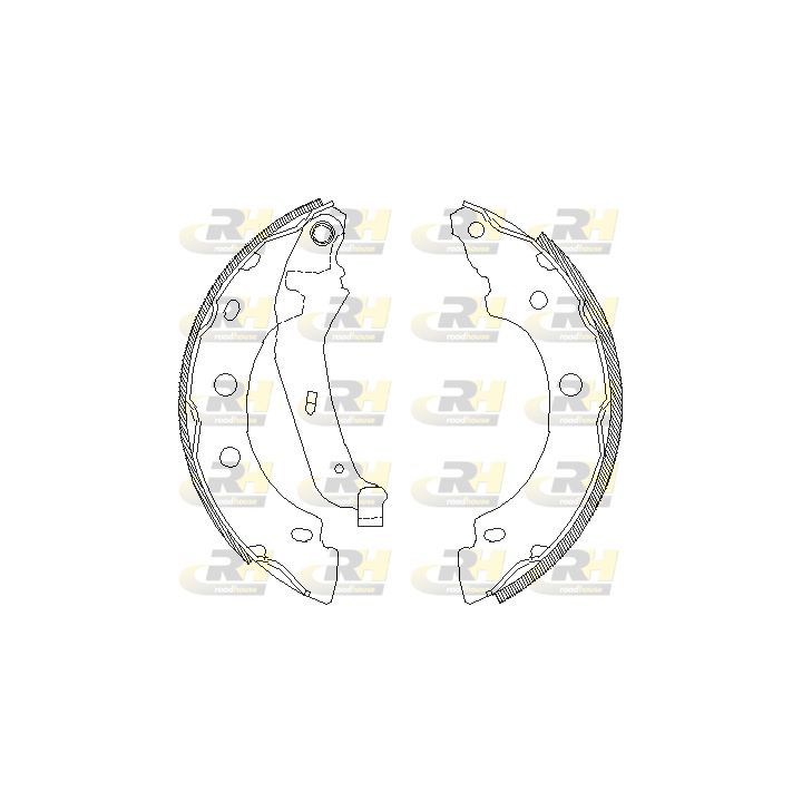 Stabdžių trinkelė ROADHOUSE 4043.00