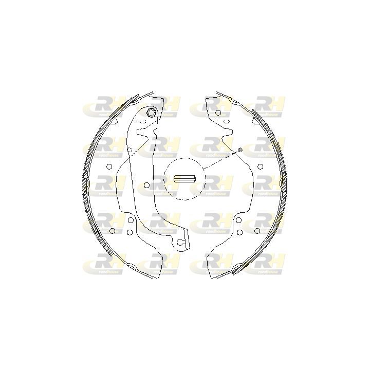 Stabdžių trinkelė ROADHOUSE 4056.01