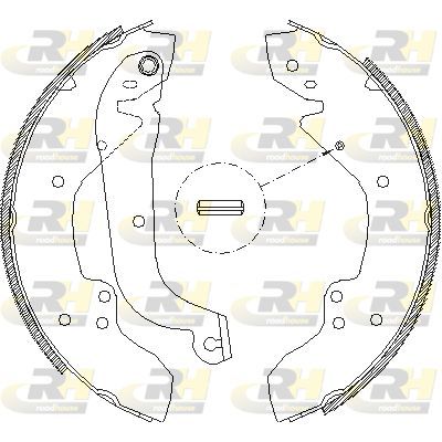 Stabdžių trinkelė ROADHOUSE 4056.01