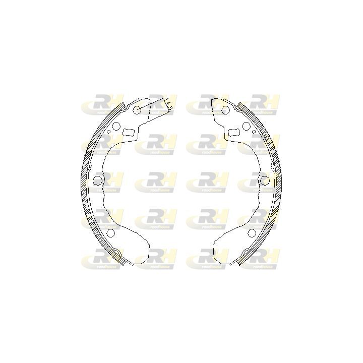 Stabdžių trinkelė ROADHOUSE 4060.01