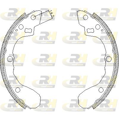 Stabdžių trinkelė ROADHOUSE 4060.01