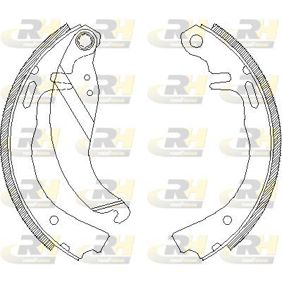 Stabdžių trinkelė ROADHOUSE 4073.00