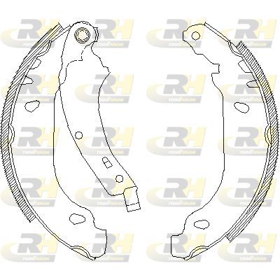 Stabdžių trinkelė ROADHOUSE 4074.00