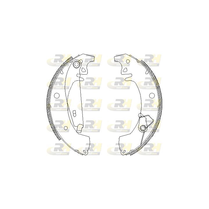 Stabdžių trinkelė ROADHOUSE 4078.01