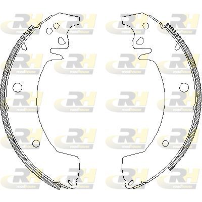 Stabdžių trinkelė ROADHOUSE 4078.02