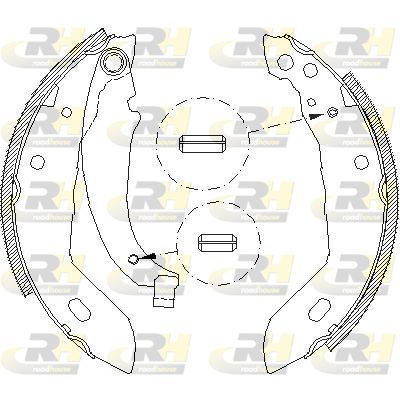 Stabdžių trinkelė ROADHOUSE 4083.00