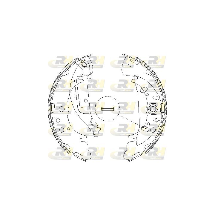 Stabdžių trinkelė ROADHOUSE 4089.01