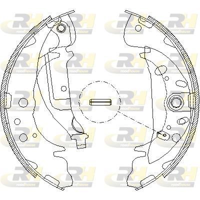 Stabdžių trinkelė ROADHOUSE 4089.01