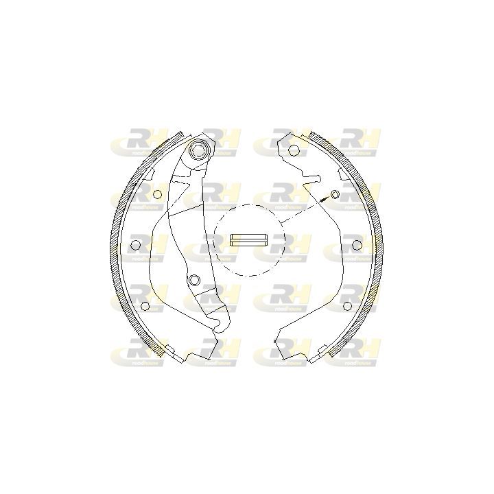 Stabdžių trinkelė ROADHOUSE 4091.00