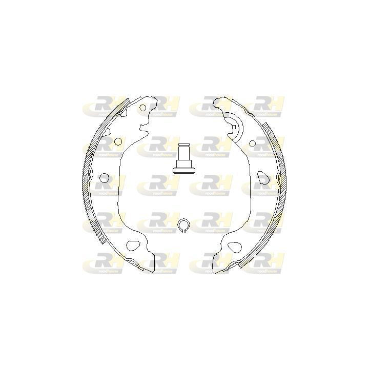 Stabdžių trinkelė ROADHOUSE 4098.01