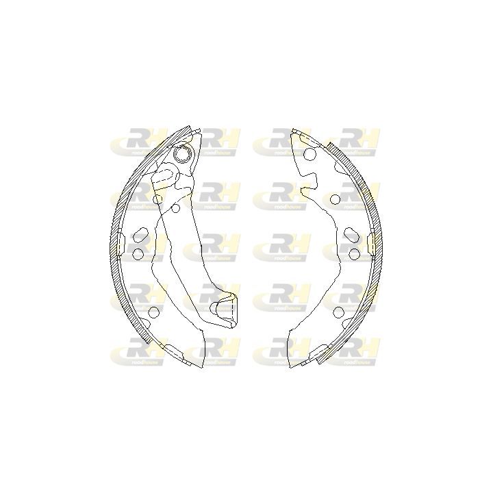 Stabdžių trinkelė ROADHOUSE 4117.01