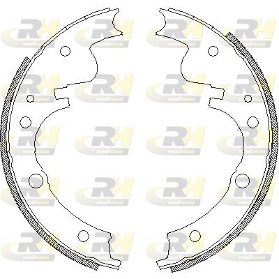 Stabdžių trinkelė ROADHOUSE 4121.00