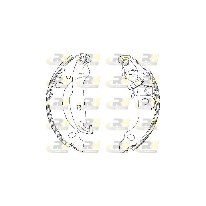 Stabdžių trinkelė ROADHOUSE 4138.00