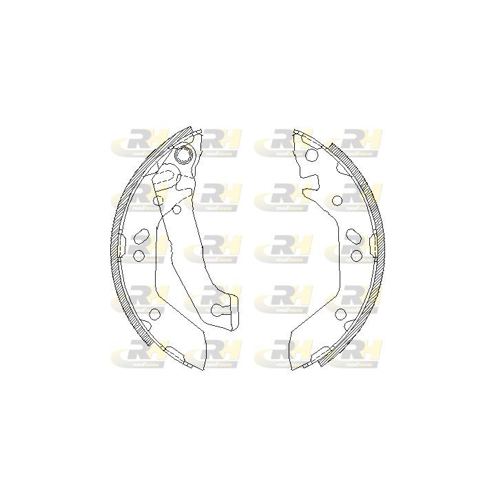 Stabdžių trinkelė ROADHOUSE 4140.00