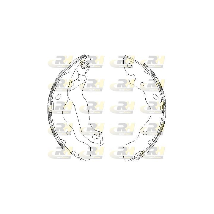 Stabdžių trinkelė ROADHOUSE 4141.00