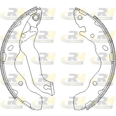 Stabdžių trinkelė ROADHOUSE 4141.00