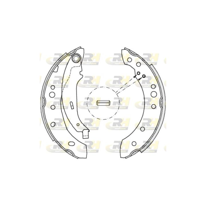 Stabdžių trinkelė ROADHOUSE 4149.02