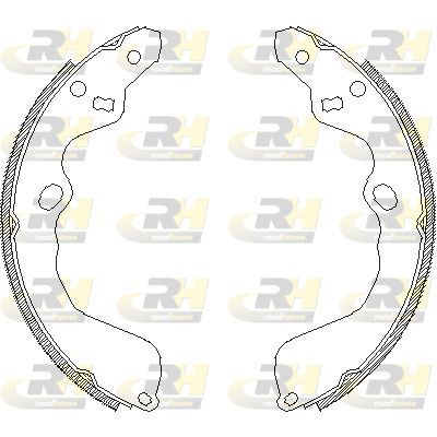 Stabdžių trinkelė ROADHOUSE 4153.00