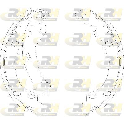 Stabdžių trinkelė ROADHOUSE 4158.00