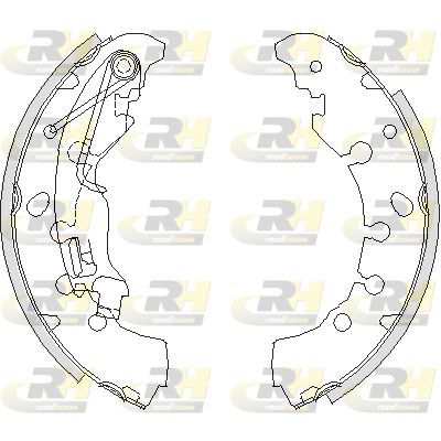 Stabdžių trinkelė ROADHOUSE 4161.00