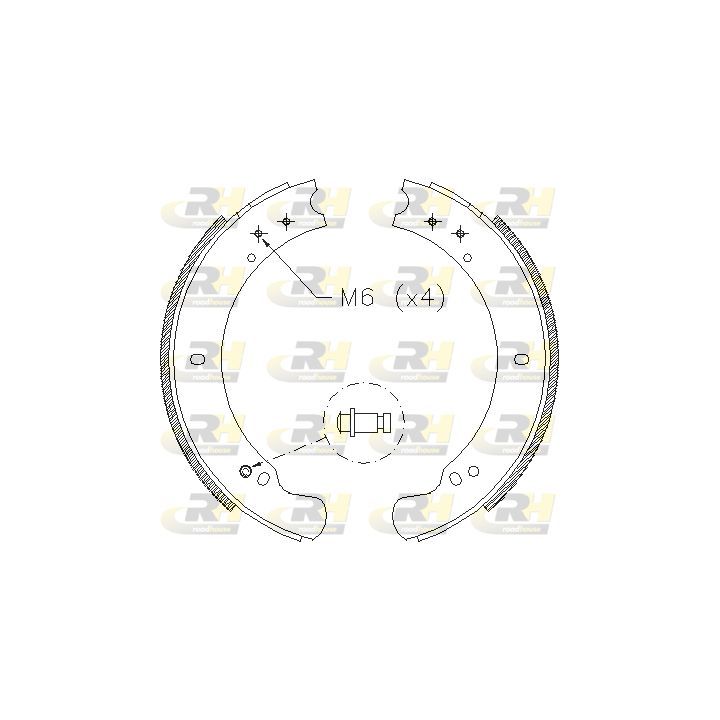 Stabdžių trinkelė ROADHOUSE 4162.00