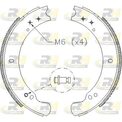 Stabdžių trinkelė ROADHOUSE 4162.00