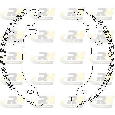 Stabdžių trinkelė ROADHOUSE 4169.00