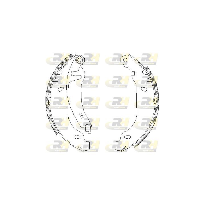 Stabdžių trinkelė ROADHOUSE 4169.02