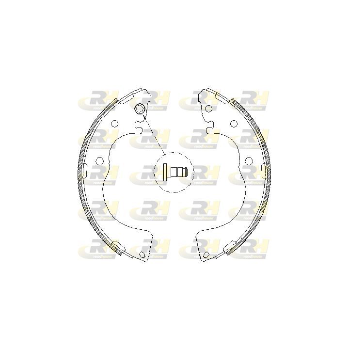 Stabdžių trinkelė ROADHOUSE 4171.00