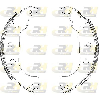 Stabdžių trinkelė ROADHOUSE 4176.00
