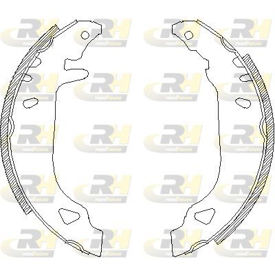 Stabdžių trinkelė ROADHOUSE 4179.00