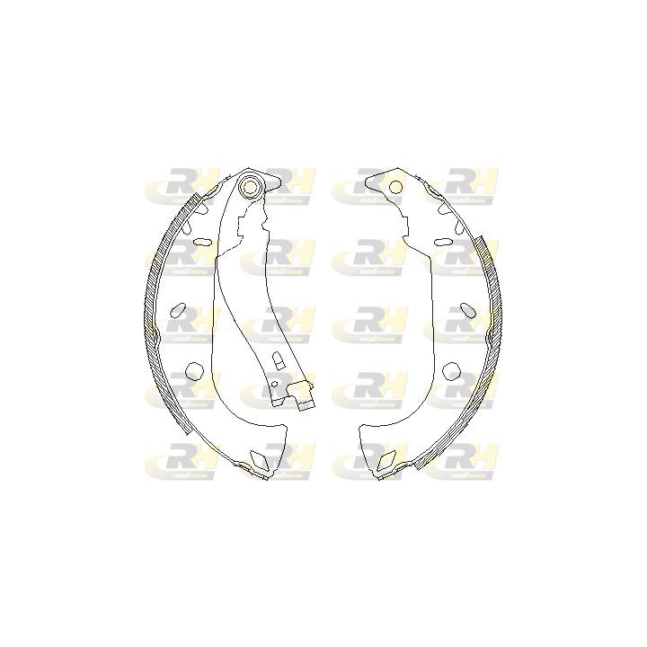 Stabdžių trinkelė ROADHOUSE 4180.01