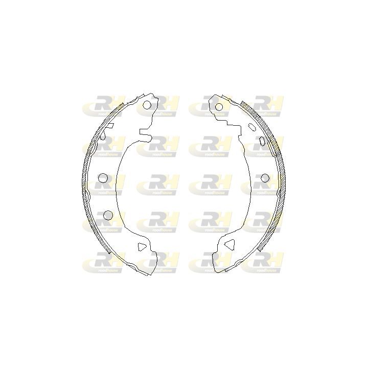 Stabdžių trinkelė ROADHOUSE 4182.04