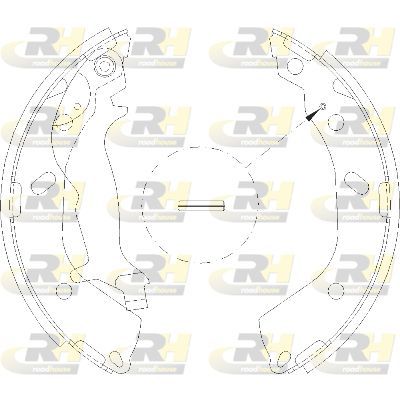 Stabdžių trinkelė ROADHOUSE 4193.00