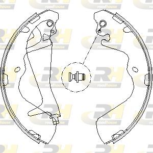Stabdžių trinkelė ROADHOUSE 4215.00